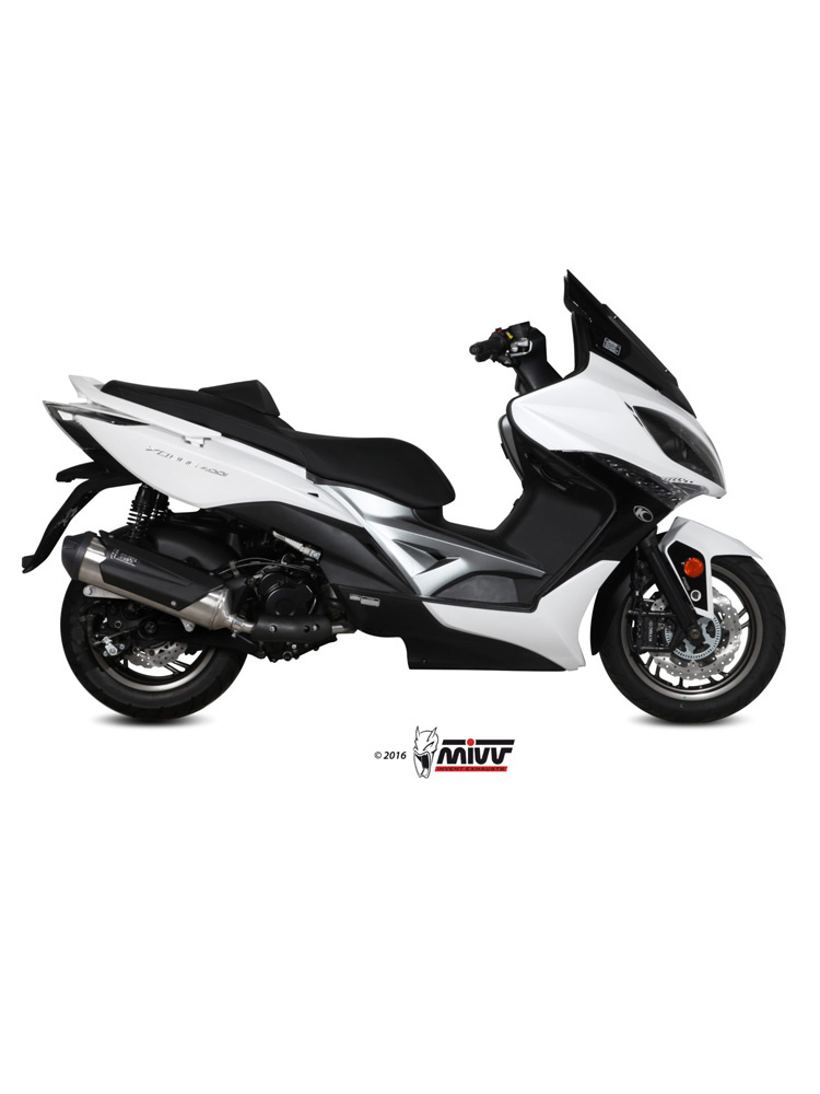 Pełny układ wydechowy z katalizatorem (Urban) MIVV do Kymco XCiting 400i (13-16)