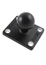 Głowica obrotowa RAM z kwadratową podstawą do nawigacji Garmin zumo, TomTom Rider i Urban Rider