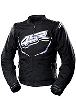 Kurtka motocyklowa tekstylna 4SR RTX czarno-biała