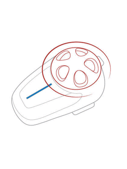 Interkom motocyklowy Sena SMH10 do kasku Bell Mag-9 (2 zestawy)