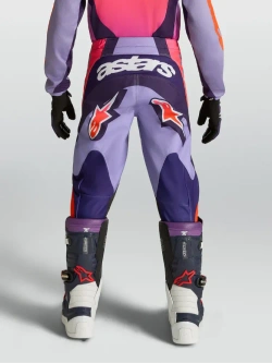 Spodnie cross dziecięce Alpinestars MX Fluid Hunt fioletowo-różowe