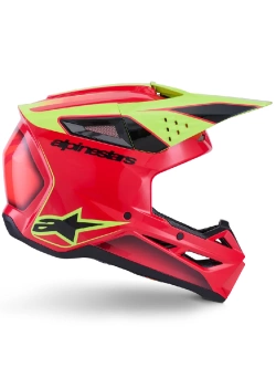 Kask enduro Alpinestars SM3 Fray czerwono-czarny-fluo