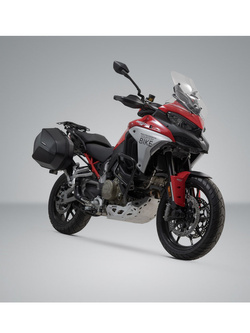 Zestaw: kufry boczne + stelaż PRO ABS ® Aero System Sw-Motech do Ducati Multistrada V4 / S / V4 Pikes Peak (20-)/ Rally (23-)