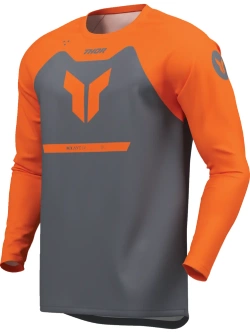 Bluza enduro dziecięca Thor Ridemode Menace szara