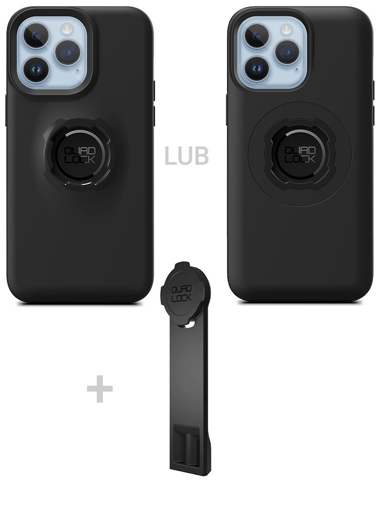Zestaw: etui na telefon iPhone 14 Pro Max + adapter do statywu Quad Lock