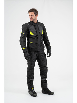 Kurtka motocyklowa tekstylna Shima Runner czarno-fluo