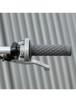 Manetki motocyklowe Biltwell Thruster TPV do kierownic o średnicy 25.4 [mm] szare
