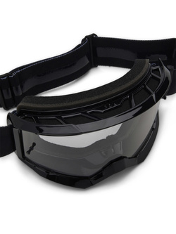 Gogle motocyklowe Fox Main Core z przezroczystą szybą, czarne