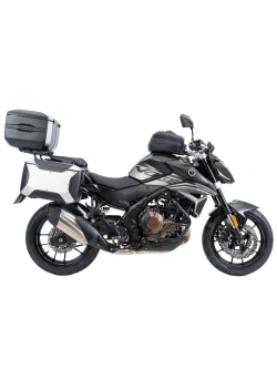 Kufer centralny plastikowy Hepco&Becker Xcore montowany na stelażu Smartrack czarno-srebrny (pojemność: 40 l)