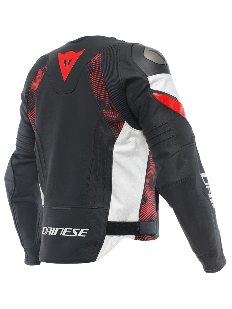Kurtka motocyklowa skórzana Dainese Avro 5 czarno-czerwono-biała