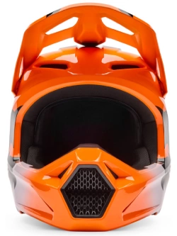Kask enduro dziecięcy Fox V1 Shield czarno-pomarańczowy