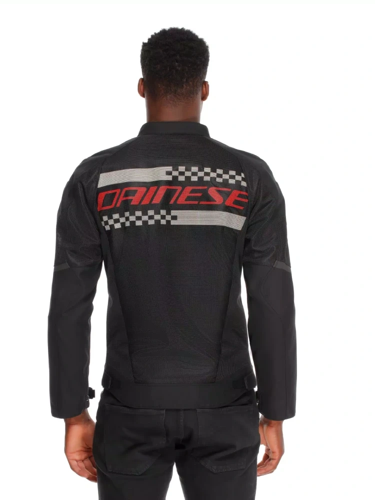 Kurtka motocyklowa tekstylna Dainese Herosphere Air Tex czarno-czerwono-biała