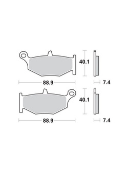KLOCKI HAMULCOWE SBS 833 LS