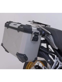 Zestaw: kufry boczne + stelaże Pro TRAX ADV SW-Motech Voge 900 DSX (23-) srebrne [poj.: 45 + 37l]