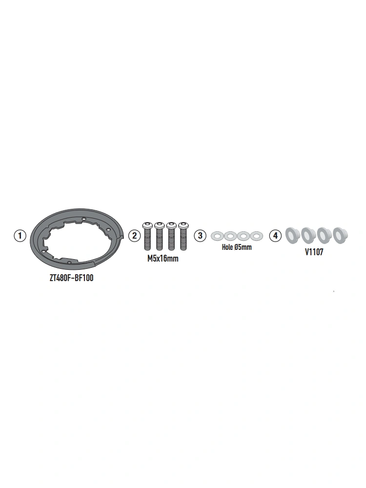 Mocowanie do tankbagów Kappa Tanklock KTM 990 Duke/ R (24-)