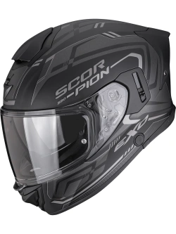 Kask integralny Scorpion EXO-530 AIR Slope czarno-srebrny matowy