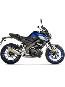 Pełny układ wydechowy Akrapovič Racing Line Yamaha MT-125/ YZF-R125/ YZF-R15 (21-) [Titanium + Carbon]