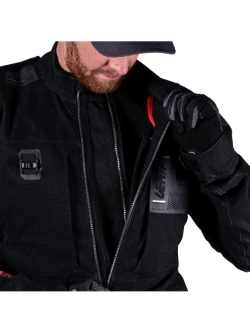 Kurtka motocyklowa tekstylna Leatt Rally 5.5 Stealth czarna