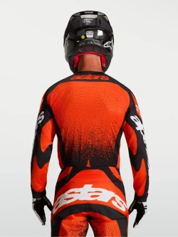 Bluza cross Alpinestars MX Techstar Swan czarno-biało-czerwona