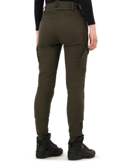 Jeansy motocyklowe damskie Shima Recon zielone