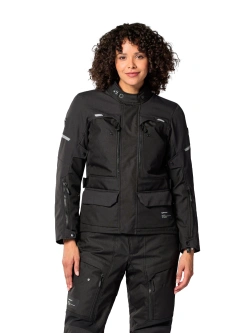 Kurtka motocyklowa damska tekstylna REV’IT! Outback 5 H2O czarna