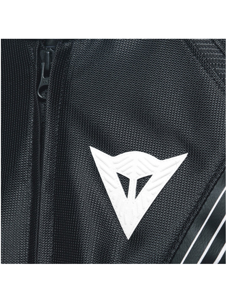Kurtka motocyklowa tekstylna Dainese Super Rider 2 Absoluteshell czarno-biała