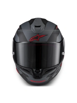 Kask integralny Alpinestars S-R7 A-Core czarno-szaro-czerwony matowy