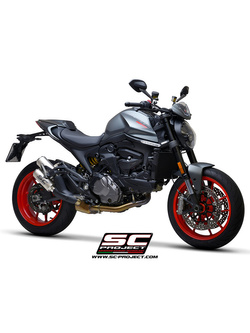 Tłumik motocyklowy podwójny SC-Project CR-T Ducati Monster 937 (21-24) tytan