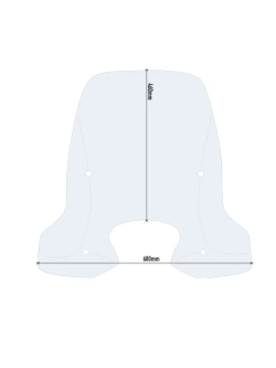 Szyba do skutera GIVI Kymco People One 125/ 150 (13-25) przezroczysta