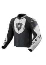 Kurtka motocyklowa skórzana REV’IT! Argon 3 czarno-biała
