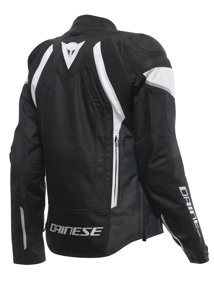 Kurtka motocyklowa damska tekstylna Dainese Avro 5 Tex czarno-biała