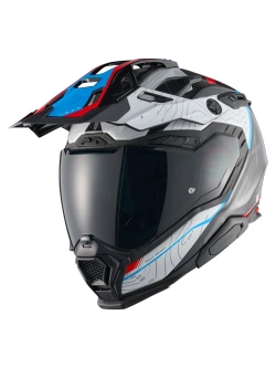 Kask adventure Nexx X.Wed 3 Furka biało-niebiesko-czerwony