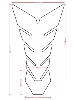 Tankpad Uniwersalny Onedesign Black Edition błyszczący