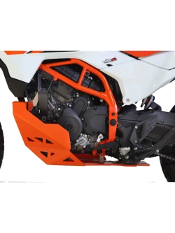 Płyta pod silnik AXP Racing Adventure KTM Adventure R 390 ABS/ 390 Enduro R (25-) pomarańczowa