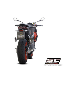Pełny układ wydechowy SC-Project SC1-R Aprilia Tuono 660 (21-) włókno węglowe