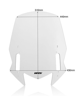 Szyba do skutera WRS Touring Yamaha T-Max 530 (17-19)/ T-Max 560 (20-21) przezroczysta