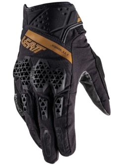 Rękawice motocyklowe Leatt Hydradri 6.5 Short Stealth czarno-szaro-brązowe