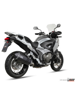 Tłumik motocyklowy Slip-On Line (Speed Edge) MIVV do Honda VFR 1200 X Crosstourer (12-20) czarny
