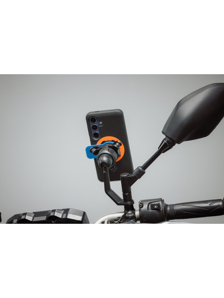 Zestaw na motocykl: etui MAG na telefon Samsung Galaxy A37 (magnetyczne) + mocowanie Quad Lock