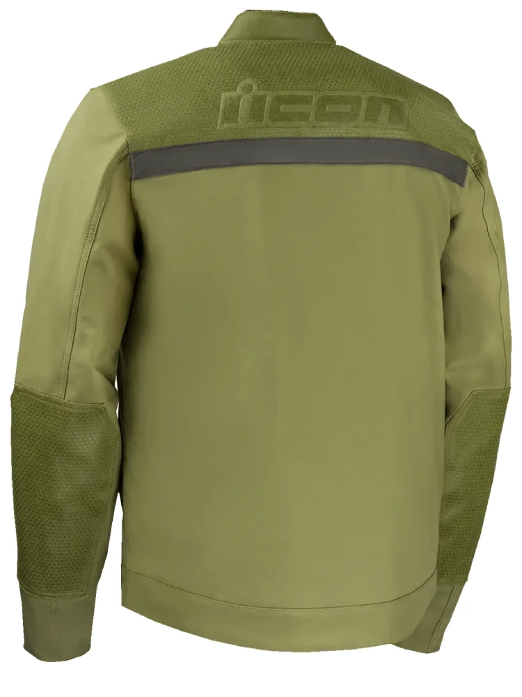 Kurtka motocyklowa tekstylna Icon Midhawk zielona
