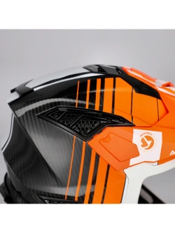 Kask enduro Acerbis Airstrike-C biało-pomarańczowy