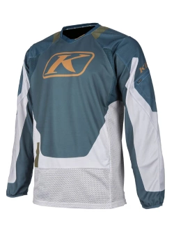 Bluza enduro Klim Dakar niebiesko-szara
