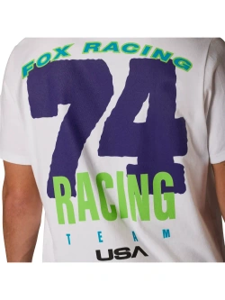 Koszulka z krótkim rękawem FOX Hardcore 195 biała