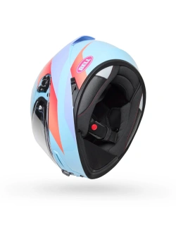 Kask integralny Bell Lithium niebiesko-fioletowo-czerwony