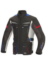 Kurtka motocyklowa tekstylna Büse Lago Pro szaro-niebiesko-czerwona