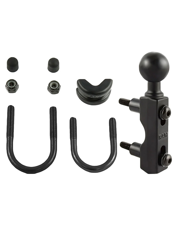 Uchwyt RAM montowany do ramy kierownicy lub do podstawy hamulca / sprzęgła w motocyklu