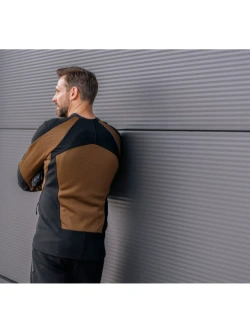 Koszula z ochraniaczami Knox Urbane Pro Move czarno-brązowa