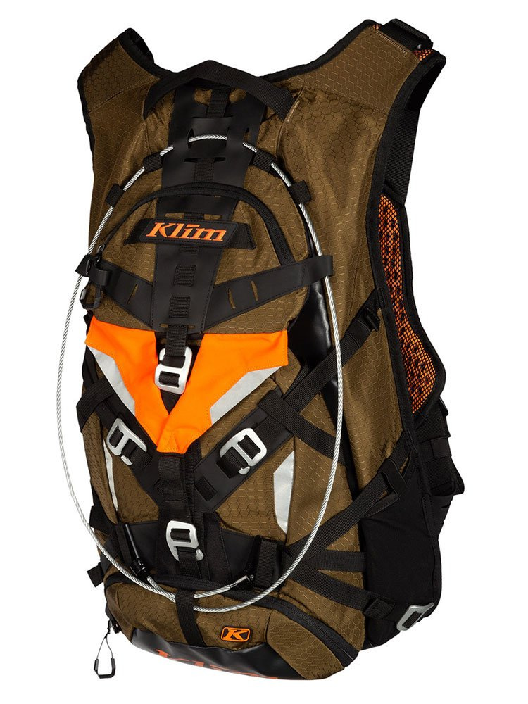 Plecak motocyklowy Klim Tek Pak brązowy