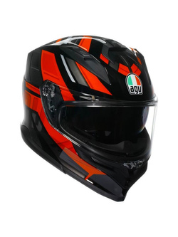 Kask integralny AGV K7 Taurax czarno-czerwony