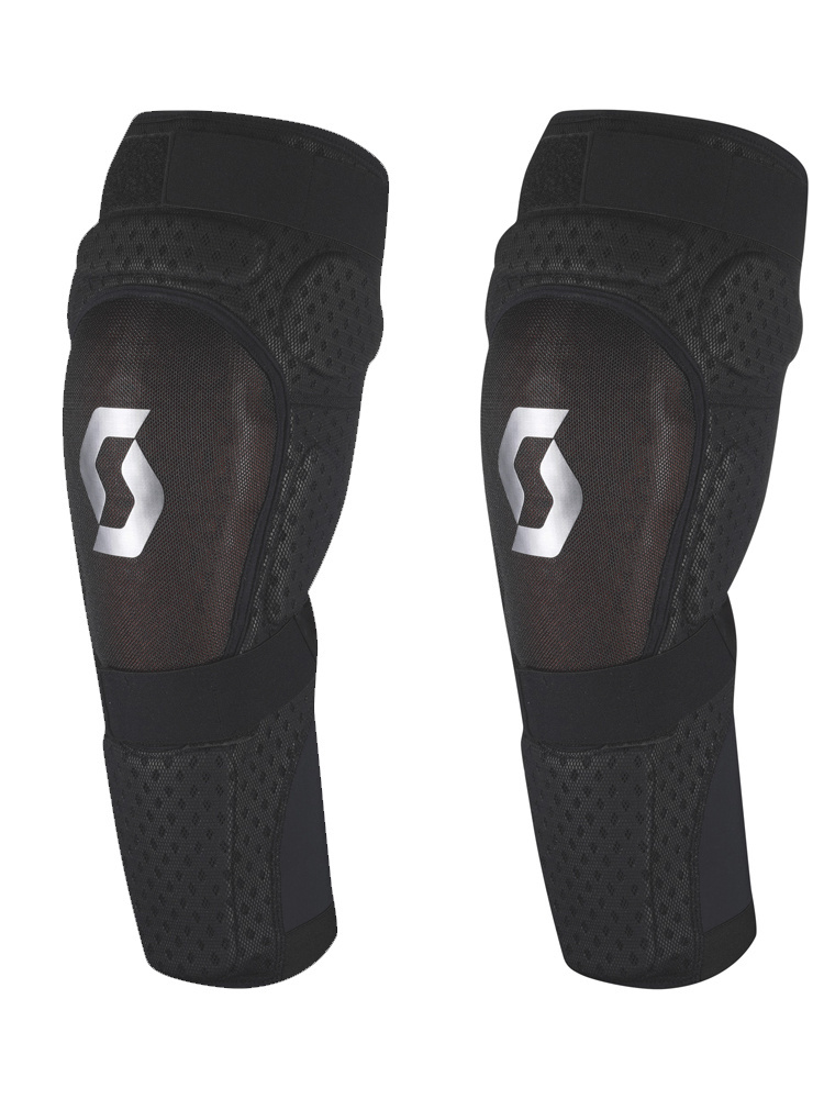 Ochraniacze kolan motocyklowe Scott Softcon 2 czarno-białe